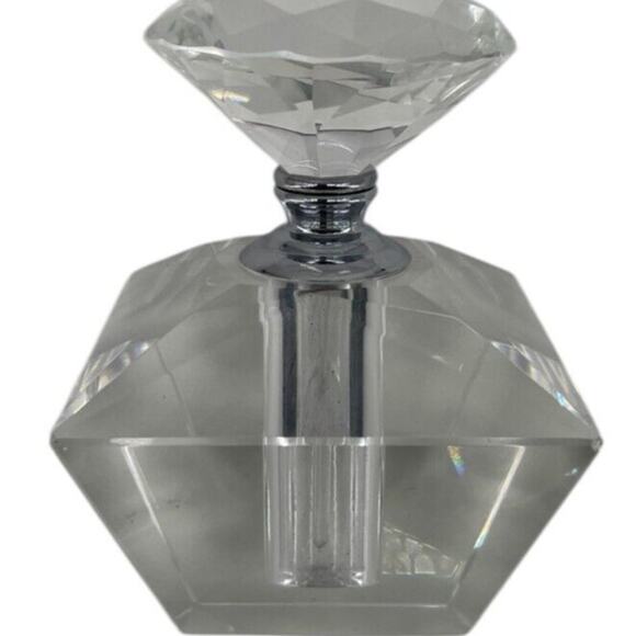 Lot of 2 Glass Crystal Perfume Bottle - Picture 10 of 12